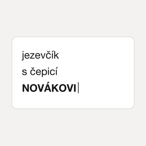 Pletený svetr se jménem: podklad